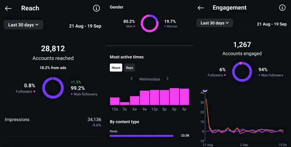 Instagram analytics